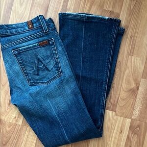 7 for all man kind Boot Cut Jean dark wash 27x30